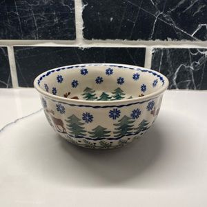 Polish pottery bowl